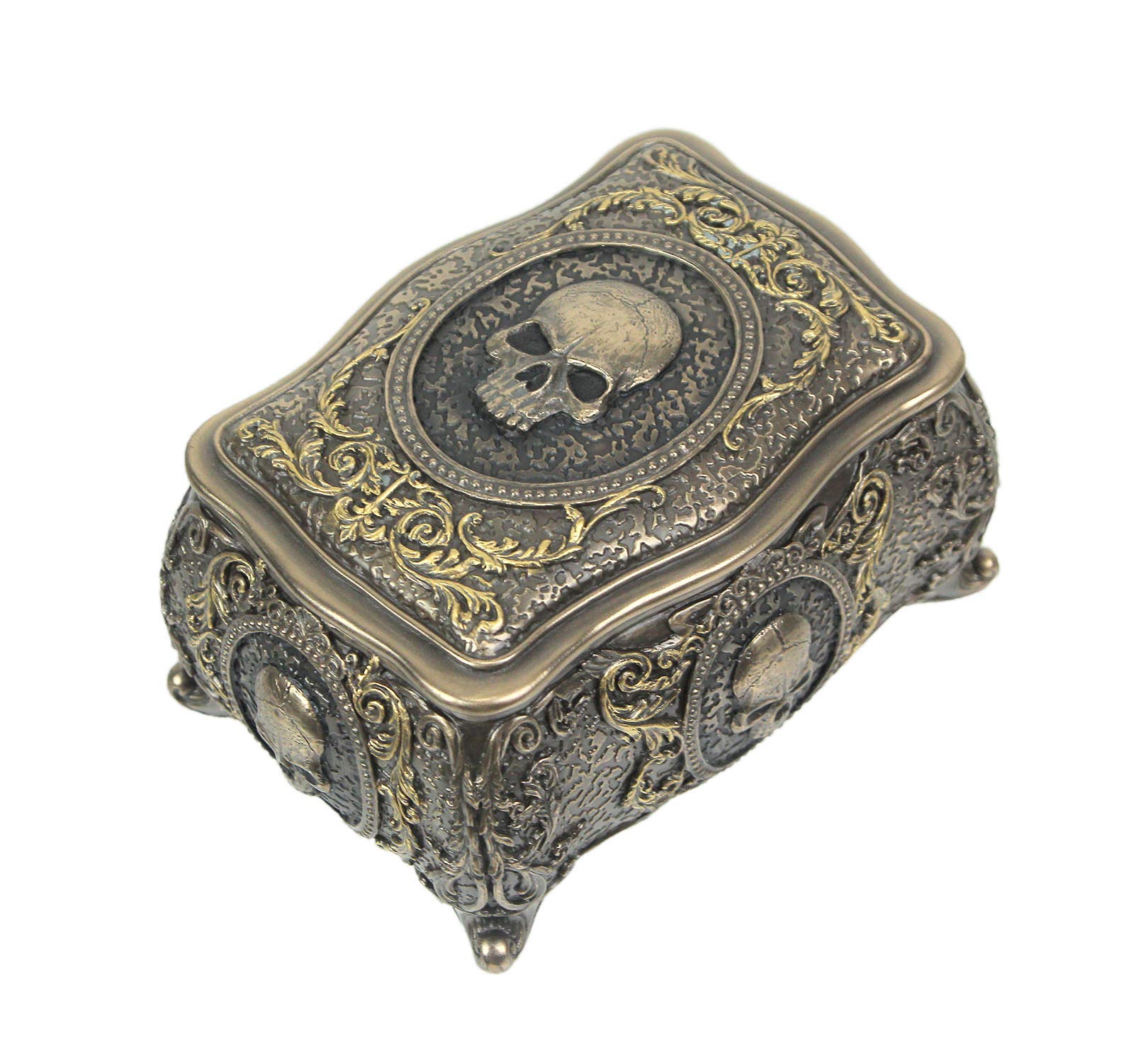 Amazon.com: Veronese Design 3 1/8 Inch Skull Brooch Victorian